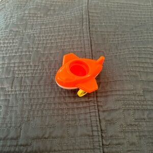 Fisher Price Little People Vintage Small Airplane Orange